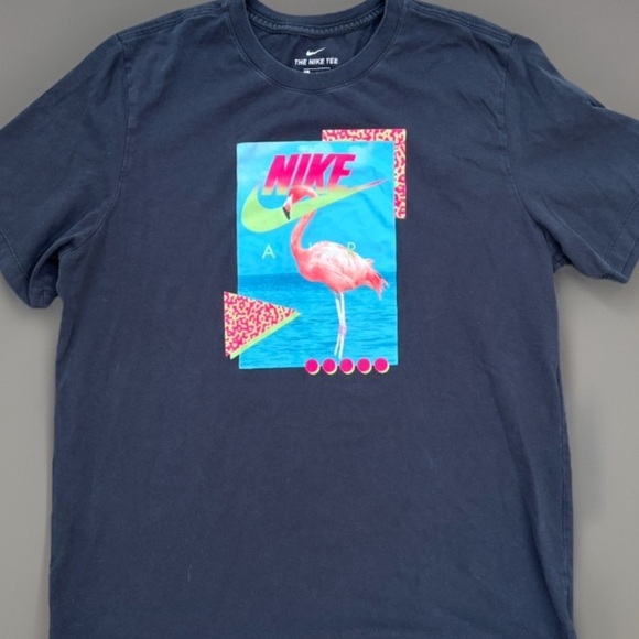 Nike Other - Men’s Nike Air Beach Flamingo Black Tee Tshirt size Large in GUC